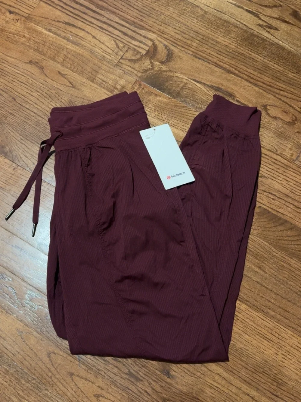 Lululemon Athletica Dance Studio Mid-Rise Joggers in Garnet